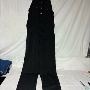 Modern Citizen Elegant Black Sleeveless Jumpsuit